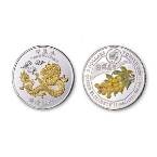 甲辰龍年彩色鍍金精鑄銀幣