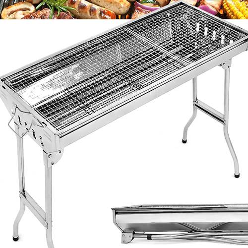 大號高腳不鏽鋼烤肉架c213 Ca12 摺疊燒烤爐 烤肉網爐具 折疊bbq手提燒烤架子 中秋節木炭烤爐 營火台暖爐烤火盆焚火台 戶外野炊露營用品 推薦哪裡買ptt 便宜比價網
