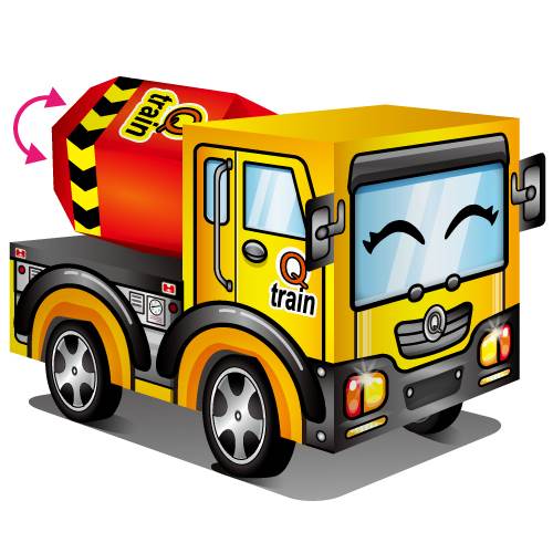 Diy 真 會跑工程車 可愛水泥攪拌車 順基創意站 I郵購 Postmall