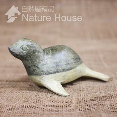 自然屋精品 海豹海獅海狗原木海豹木雕動物木雕海豹自然風巴里島風手工藝品飾品seal 自然屋精品 I郵購 Postmall