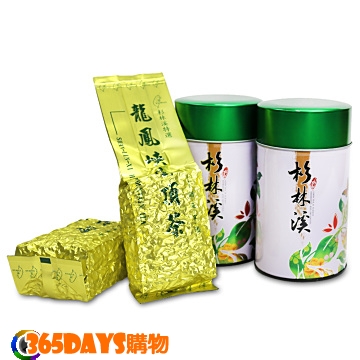 【台灣茗茶】龍鳳峽杉林溪高山茶2罐組(附提袋)