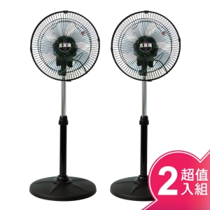 金展輝廣角對流復古12吋工業立扇(2入組) AB-1211