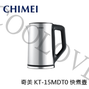 【酷樂館】【奇美CHIMEI】1.5L 智能溫控不鏽鋼快煮壺 KT-15MDT0