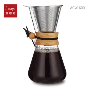可i郵箱取貨【潮咖icafe】美式濾泡壺(600ml)