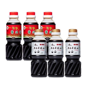 屏大薄鹽醬油膏x3瓶＋香菇素蠔油x3瓶