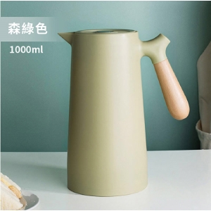 【可i郵箱】北歐風玻璃內膽保溫壺1L