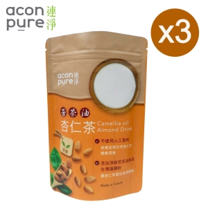可i郵箱取【AconPure連淨】苦茶油杏仁茶X3包