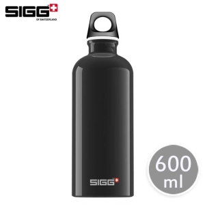 6折特惠↘【SIGG西格】CLASSICS 經典系列 ★ 旅行家經典黑(600cc)1支*冷水瓶/運動水壺/隨手瓶*_地球家(弘麒)_