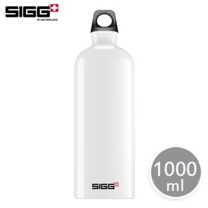 6折特惠↘【SIGG西格】 CLASSICS 經典系列★ 旅行家經典白(1000cc) 1支*冷水瓶/運動水壺/隨手瓶*_地球家(弘麒)_