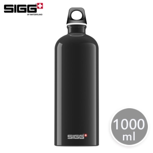 6折特惠↘【SIGG西格】 CLASSICS 經典系列★ 旅行家經典黑(1000cc) 1支*冷水瓶/運動水壺/隨手瓶*_地球家(弘麒)_