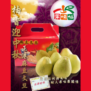 【果味仙】麻豆40年老欉文旦5斤(5-6粒)禮盒
