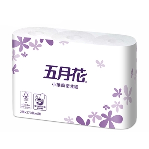 《五月花》小捲筒衛生紙(270張/96捲/箱)