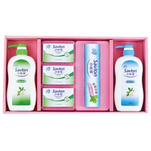 《沙威隆》抗菌禮盒(抗菌沐浴精580ml*1＋抗菌洗髮精580ml*1＋抗菌牙膏130g*1＋抗菌皂80g*3/盒，6盒/組)