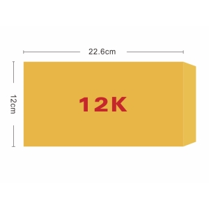 ★羅傑MORE★12K黃牛皮信封（12x22.6cm）1箱1000入