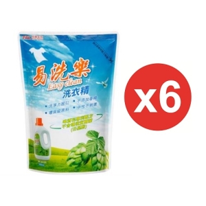 【台灣菸酒】易洗樂洗衣精補充包【6包裝】【整箱購買】環保愛地球