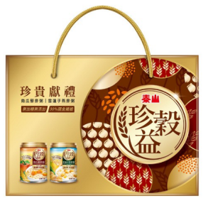 「福虎迎春郵好年」【泰山】珍穀益 禮盒 8入裝(禮盒*2)(可I郵箱)