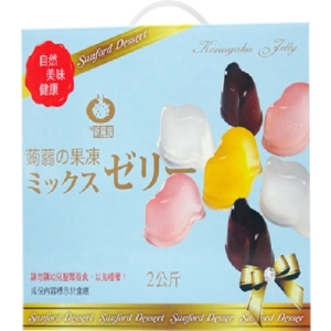 S型蒟蒻果凍綜合/2Kg/10盒/一箱(綜合口味)/免運費