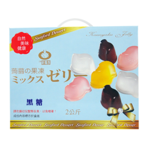 S型蒟蒻果凍黑糖口味/2Kg/1盒
