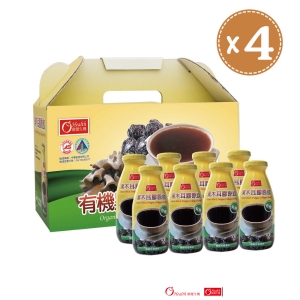 【康健生機】有機黑木耳膠原飲8入禮盒X4組(290ml/瓶)