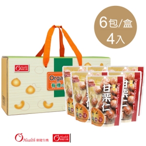 康健生機-京東有機甘栗禮盒(6包/盒)4盒組