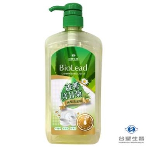 《台塑生醫》BioLead蘆薈洋甘菊碗盤洗潔精(1000g)/12瓶/箱