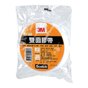3M 668雙面棉紙膠帶 24mm