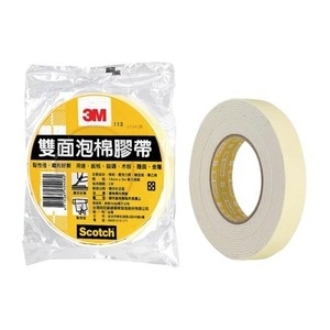 3M 113雙面泡棉膠帶 24mm