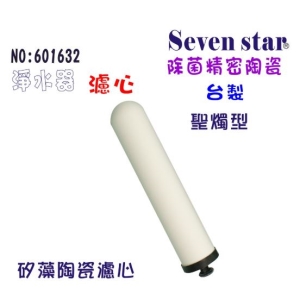 【七星淨水】台製聖燭型矽藻陶瓷濾心 淨水器 濾水器 RO純水機 飲水機(貨號187)