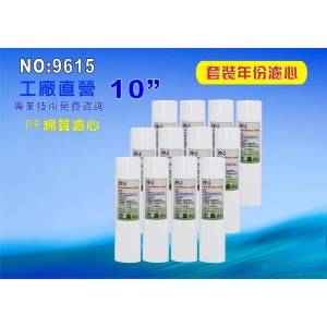 【七星淨水】10”PP綿12支套裝組濾心.水族館.淨水器RO純水機.濾水器.軟水器(貨號9615)