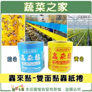 【蔬菜之家003-A123】蟲來黏-雙面黏蟲紙捲(黃色、藍色)15公分*100公尺(誘蟲黏紙.黏蟲紙)