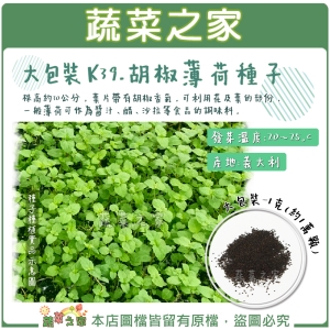 【蔬菜之家00K39】大包裝.胡椒薄荷種子1克(約1萬顆)