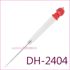 asdfkitty可愛家☆貝印章魚造型不鏽鋼多用途挑棒/錐子-章魚燒.雞蛋糕.鯛魚燒.紅豆餅可用DH-2404-日本製