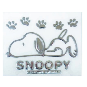 asdfkitty可愛家☆SNOOPY史努比趴趴裝飾貼-汽車.機車.冰箱.微波爐.電腦都可貼-SN105-日本正版商品