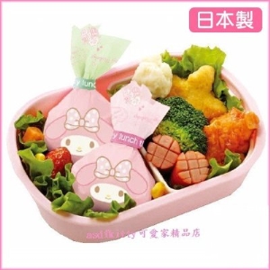 asdfkitty可愛家☆美樂蒂飯糰包裝紙-方便拿取食用-可愛形狀刺激食慾歐-日本製