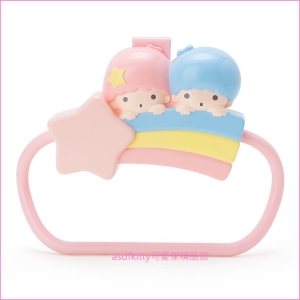 asdfkitty可愛家☆雙子星流理台專用擦手巾架/抹布架/毛巾架-耐重1KG-日本正版商品