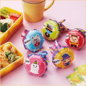 asdfkitty可愛家☆日本MSA萬聖節圓球飯糰包裝紙-方便拿取食用-可愛形狀刺激食慾歐-日本製