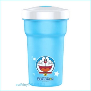 asdfkitty可愛家☆哆啦A夢防漏吸管杯/學習杯/水杯-300ML-韓國製