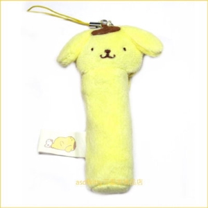 asdfkitty可愛家☆布丁狗大頭絨布印章套/口紅套-日本正版商品