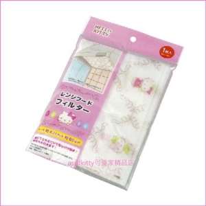asdfkitty可愛家☆KITTY過濾網(43*60公分)-空氣清淨機.排油煙機.抽風扇.冷氣機都可用-日本正