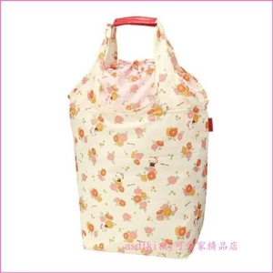 asdfkitty可愛家☆KITTY輕量環保袋/手提袋/束口袋-日本正版商品