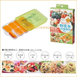 asdfkitty可愛家☆日本SKATER 8格有蓋製冰盒-可做副食品.蔬菜泥.水果泥.-日本製