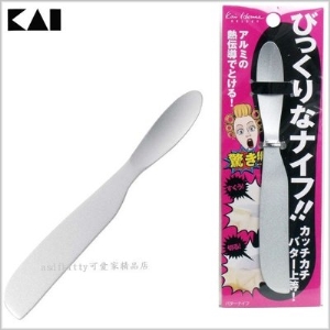 asdfkitty可愛家☆貝印 不可思議熱傳導 奶油刀-冷凍奶油也很好切-日本正版