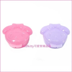 asdfkitty可愛家☆美樂蒂2入 可攜式醬料罐 沙拉盒-也可當飾品盒歐-日本正版商品