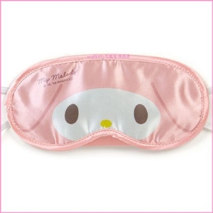 asdfkitty可愛家☆美樂蒂 眼罩 舒適柔軟布料-日本正版全新