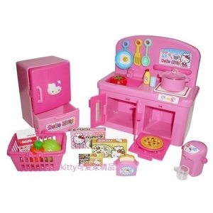 asdfkitty可愛家☆KITTY廚房流理台兒童玩具組-扮家家酒-日本正版商品