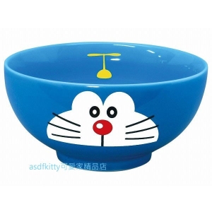 asdfkitty可愛家☆日本金正陶器 哆啦A夢陶瓷碗/飯碗/湯碗/點心碗-009609-可微波-日本正版商品