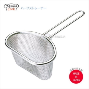 asdfkitty可愛家☆燕三条18-8不鏽鋼弧形濾網/鍋邊網-燙青菜.熬高湯.油炸.煮火鍋-日本製