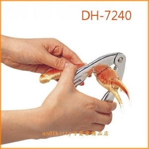 asdfkitty可愛家☆DH-7240貝印螃蟹鉗/螃蟹壓碎器-日本正版商品台灣製