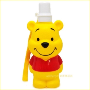 asdfkitty可愛家☆小熊維尼造型直飲水壺-500ML-日本正版商品