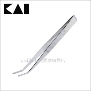 asdfkitty可愛家☆貝印DL-6390細部工作夾子/鑷子-做手工皂.巧克力.蛋糕.便當裝飾.輔助工具-日本製